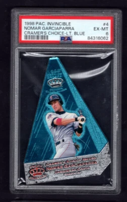 1998 PACIFIC INVINCIBLE CRAMER'S CHOICE LIGHT BLUE #4 NOMAR GARCIAPARRA #/50 PSA - Image 1 of 2
