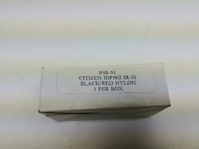 PSB 51 Citizen IDP-562 Black/Red Nylon  IR51 - Image 1 of 4