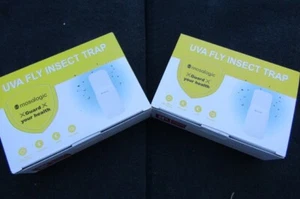 LOT of 2 -UVA Flying Insect Traps - Mosa Logic- Fruit Flys Gnats & Flys Kitchen - Picture 1 of 3