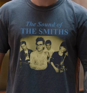 The Sound of The Smiths T-Shirt on Premium Vintage Black Comfort Colors 1717 Tee - Picture 1 of 6