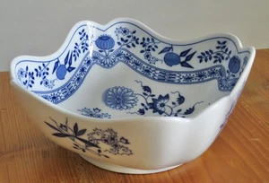 Schüssel  Hutschenreuther  Maria Theresia Zwiebelmuster blau,  gebraucht - Bild 1 von 4