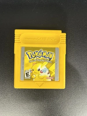 Pokémon Versión Amarilla Edición Especial Pikachu (Nintendo Game Boy, 1999) Probado Foto 1 de 2