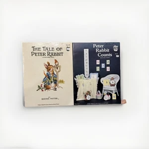 2 Beatrix Potter - Peter Rabbit Kreuzstichmuster 1983 Green Apple #549 #517 - Bild 1 von 2