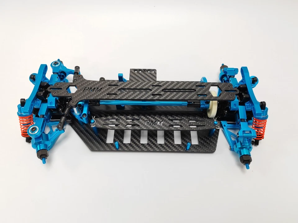 1/10 Alloy Upgrade RC Chassis for Tamiya TT02 Shaft Drive Touring Car Frame Kit - Image 1 of 4