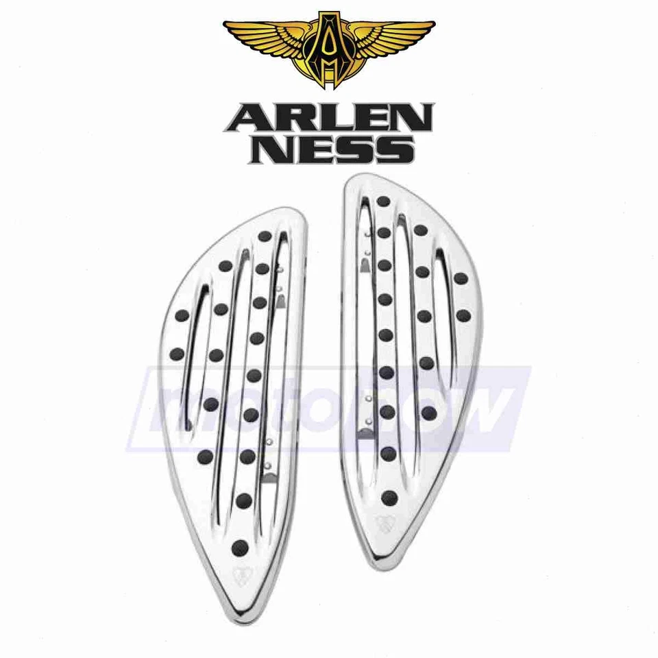 Arlen Ness Deep Cut Driver Floorboards for 2005-2007 Harley Davidson FLSTSC qv - Image 1 of 4