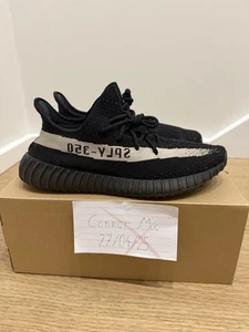 Adidas Yeezy Boost 350 V2 Core Black White Size 12.5 - Picture 1 of 2