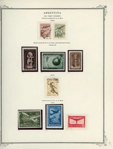 ARGENTINA Scott Specialty Album Page Lot #12 - SEE SCAN - $$$ - Picture 1 of 1