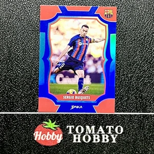 DAKA TOP AUDIENCE 2024-25 SERGIO BUSQUETS /99 BLUE REFRACTOR BARCELONA - Picture 1 of 2