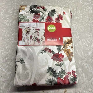 New Food Network Tablecloth Juniper Berry 60x84 rectangular  - Picture 1 of 7