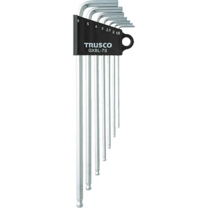 TRUSCO Long Ball Point Hexagonal Bar Set, 7 Pieces, GXBL-7S - Picture 1 of 4
