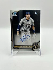 Bowman Chrome 2022 #CPA-AP Antonio Piñero 1st Prospect cromo automático - Imagen 1 de 2