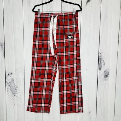 Georgia (UGA) Bulldogs Pajama Pants Sideline Apparel Red Plaid Women's Sz M - Image 1 of 4