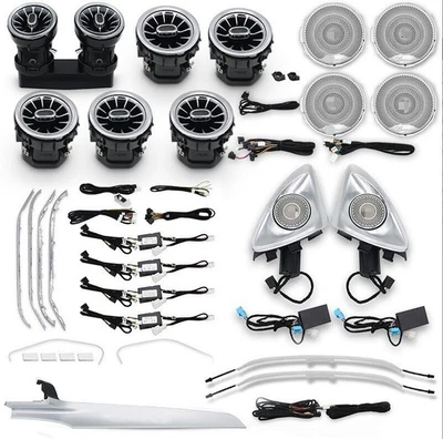 For Mercedes Benz C-Class W205 GLC X253 Interior Trim Set  Ambient Light 2015+ - Image 1 of 4