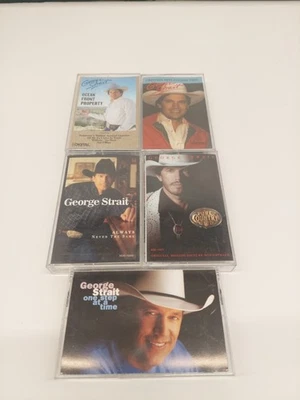 Cassette Tape Lot of 5 Country Music Cassette Tapes: George Strait Foto 1 de 4