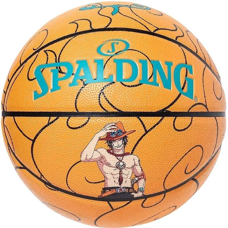 One Piece Ace Basketball Size 7 Orange 78-038J Mera Mera no Mi Spalding 2025