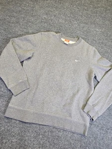 Nike The Athletic Dept grau Rundhalsausschnitt Sweatshirt Herren Medium bestickt Swoosh - Bild 1 von 10