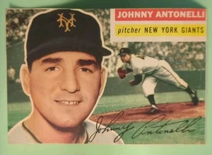 1956 Topps - Johnny Antonelli #138 White Back - New York Giants - Picture 1 of 2