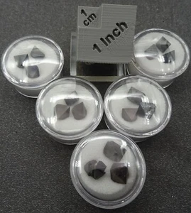 Gem Rounds of 3 Magnetite Crystals, Bolivia- Minerals for Sale - Picture 1 of 4