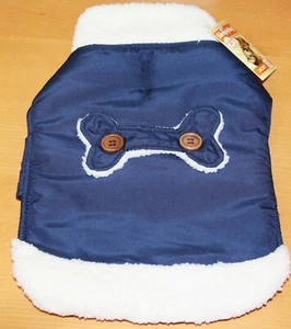 SimplyDog Dog Jacket, Small, Blue - Picture 1 of 2