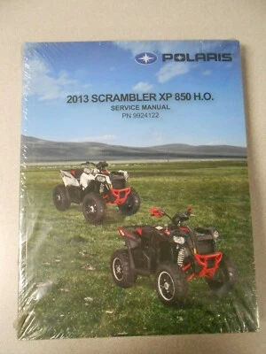 Manual de servicio de mantenimiento de fábrica Polaris 2013 Scrambler XP 850 HO 9924122 NUEVO DE STOCK Foto 1 de 4