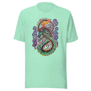 Celtic Kelpie Colorful Graphic Unisex T-Shirt - Picture 1 of 13