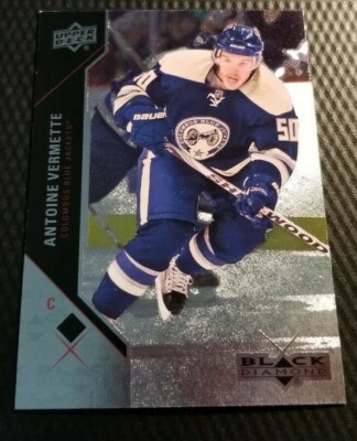 2011-12 UDC Black Diamond Hockey ANTOINE VERMETTE Columbus Blue Jackets FOIL #65 - Image 1 of 2