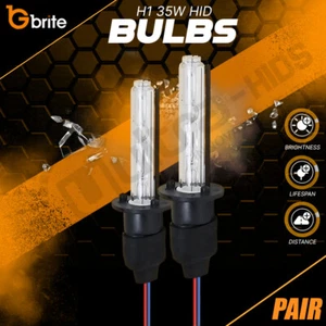 2x H1 35W HID XENON REPLACEMENT BULBS 4300K/ 6000K/ 8000K/ 10000K/ 30000K - Picture 1 of 5