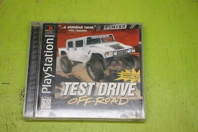 Test Drive Off-Road Game Sony PlayStation 1, 1997 PS1 Black Label Complete - Image 1 of 4