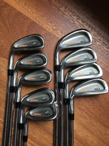 titleist dci 962 no stamp prototype left handed iron set heads 3-pw sw lh irons - Picture 1 of 5