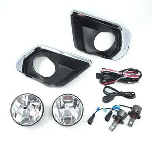 Fit 2021 2022 Chevrolet Colorado Clear LED Fog Lights Chrome Bezel Wires Switch - Picture 1 of 12