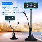 1080P HD USB Web Camera with Mic Broadcast Desktop Computer Webcam (Blue)