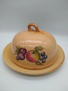 Vintage Hornsea Pottery Yeovil Butter Cheese Dome Dish 90s Country Cottage VGC - Picture 1 of 12