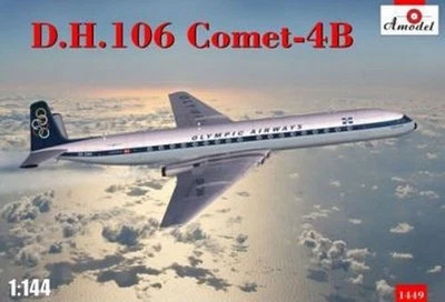 Amodel 1449 1:144 D.H.106 Comet-4B Olympic Airways Plastic model kit - Image 1 of 4