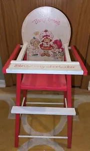 Vintage 1983 Erdbeer Shortcake Beere süß Baby Puppe Hochstuhl - Bild 1 von 8