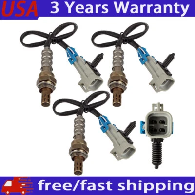 Sensor de oxígeno aguas arriba y aguas abajo 3 piezas para Chevrolet Blazer GMC Jimmy 2003-2005 4,3 L V6 Foto 1 de 4