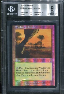 Windswept Heath Onslaught Foil Gem Mint MTG BGS 9 Magic the Gathering - Image 1 of 4