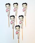 Betty Boop cupcake/cake toppers x6 Only £4.25 on eBay