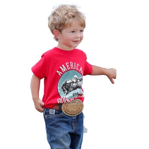Cinch Toddler Boy's Red American Rodeo Graphic T-Shirt MTT7672054 - Picture 1 of 12