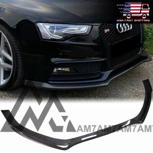Alerón labial delantero de fibra de carbono estilo AM para Audi B8.5 S5 A5 S-Line 2012-2016 - Imagen 1 de 7