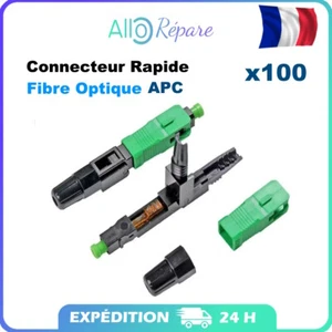 X1 / X100 Connecteurs rapide de fibre optique SC APC Connecteur Fibre FTTH - Photo 1/4