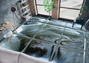 3D Raging River I5249 Floor WallPaper Murals Wall Print Decal AJ Coco 2024 - Picture 1 of 5