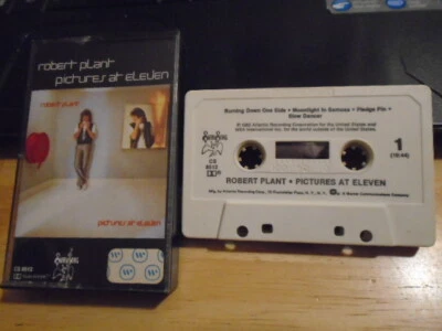 RARE OOP Robert Plant CASSETTE TAPE Pictures At Eleven LED ZEPPELIN Phil Collins - Image 1 of 2