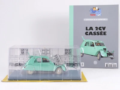 Hachette I Macchinine Da Tintin 1/24 La 2 Cv Rotto - Immagine 1 di 4