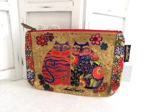 Neu mit Etikett ~ Laurel Burch Clutch Gobelin Stoff Reißverschluss - Bild 1 von 4