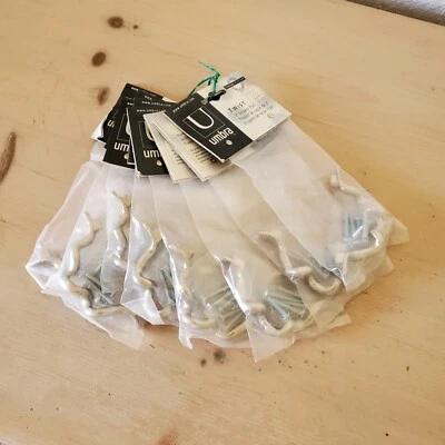 Umbra 4in Drawer Pull Chrome Finish Designer TWIST Style Lot of 9 pcs - Image 1 of 2