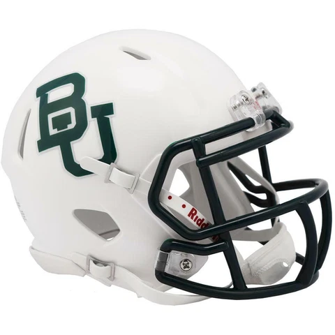 Baylor Bears White Riddell Speed Mini Football Helmet Cover