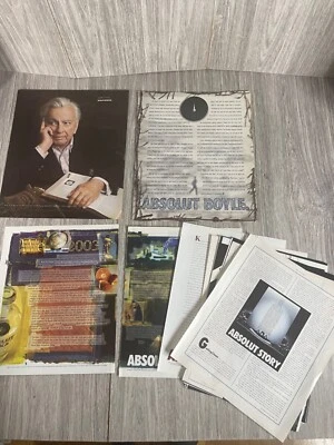 Absolut Vodka Authors Writing Magazine Advertisement Lot of 15 Ads - Image 1 of 4