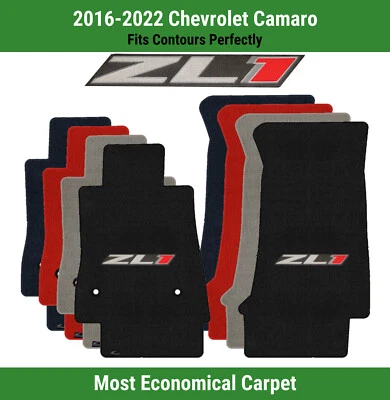 Alfombrillas delanteras Lloyd Velourtex para Chevrolet Camaro '16-22 con logotipo Camaro ZL1 Foto 1 de 4