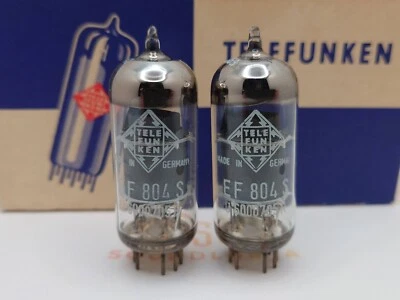 Telefunken EF804S подобранная пара ◇ низ - Ulm 1960 - тот же код - новый из старых запасов + - Изображение 1 из 4