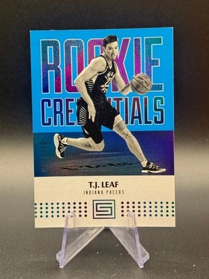 2017/18 Status - T.J Leaf 'Rookie Credentials' - #27 - /199 - RC - Image 1 of 3